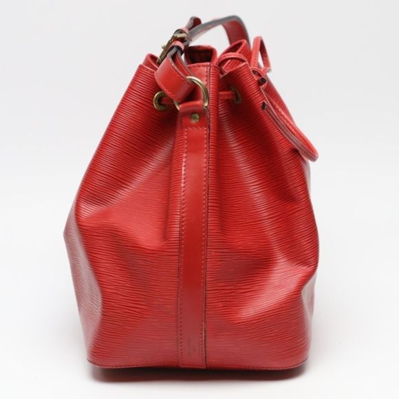 Louis Vuitton Petit Noe Drawstring Castelian Epi Red Shoulder Bag LV - Picture 3 of 7